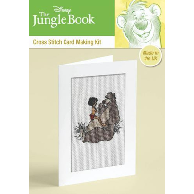 Afbeelding van Disney Cross Stitch Card Making Kit The Jungle Book