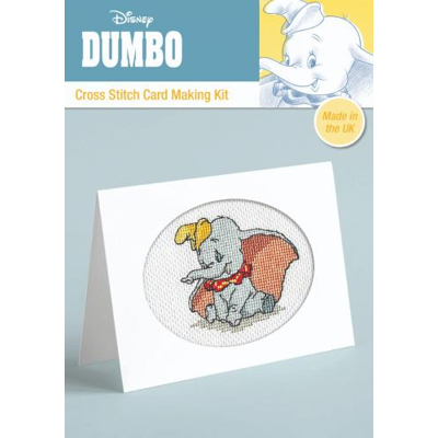 Afbeelding van Disney Cross Stitch Card Making Kit Dumbo