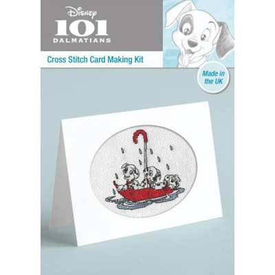 Afbeelding van Disney Cross Stitch Card Making Kit 101 Dalmatians