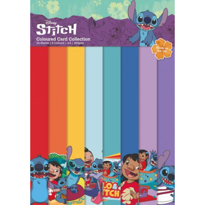 Afbeelding van Lilo and Stitch Coloured Card A4 Pack
