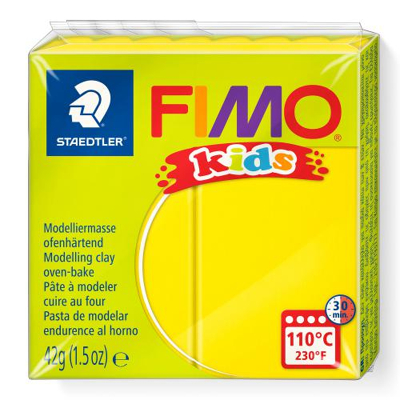 Afbeelding van Fimo kids boetseerklei 42 g geel