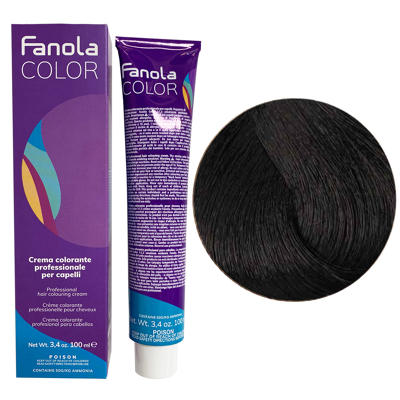 Afbeelding van Fanola Cream Color Haarverf 100 ml 4/29 Donker Chocolade
