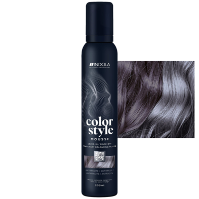 Afbeelding van Indola  Color Style Mousse  Anthracite  200 ml