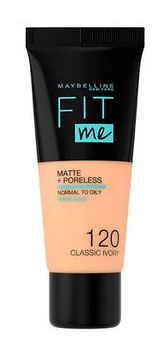 Abbildung von Maybelline Fit Me! Matte+ Poreless Liquid Foundation 120 Classy Ivory 30 ml