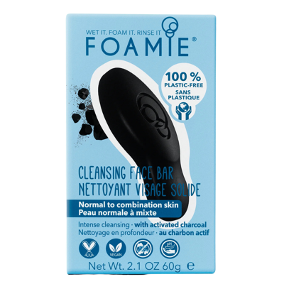 Afbeelding van Foamie Cleansing Face Bar Too Coal to Be True 60 gr