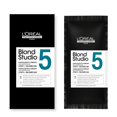 Afbeelding van L&#039;Oréal Professionnel Blond Studio Majimeches Lightening Cream Step 2 Sachets 25 gr