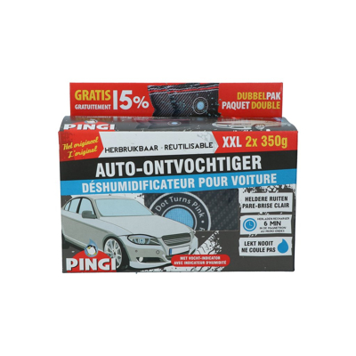 Afbeelding van Pingi Auto Ontvochtiger dubbelpak 2x350gram