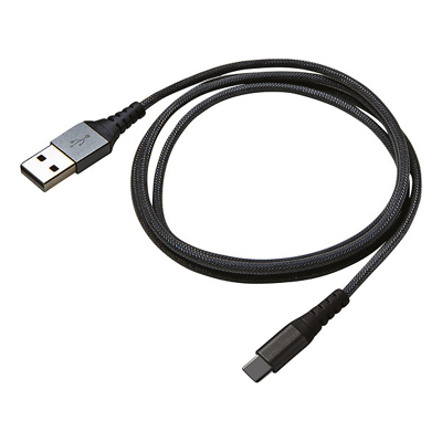 Afbeelding van Celly Datakabel USB C Nylon 1 Meter Zwart