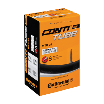 Afbeelding van Continental MTB Butyl 42mm/60mm Ventiel binnenband 42mm