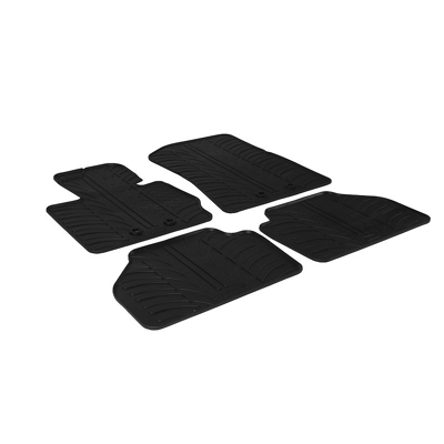 Afbeelding van Gledring Rubbermatten passend voor BMW X4 (F26) 2014 2018 (T profiel 4 delig + montageclips)