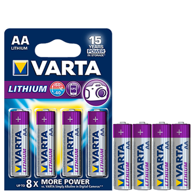 Afbeelding van Varta AA Ultra Lithium 4 Pak Nr.6106