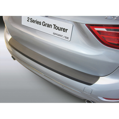 Afbeelding van RGM ABS Achterbumper beschermlijst passend voor BMW 2 Serie F46 Gran Tourer SE/Sport/Luxury 6/2015 Zwart