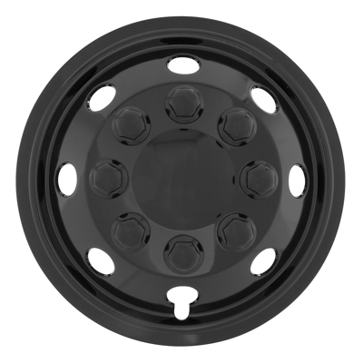 Afbeelding van AutoStyle 4 Delige Wieldoppenset Utah 15 inch glanzend zwart (extra bol)