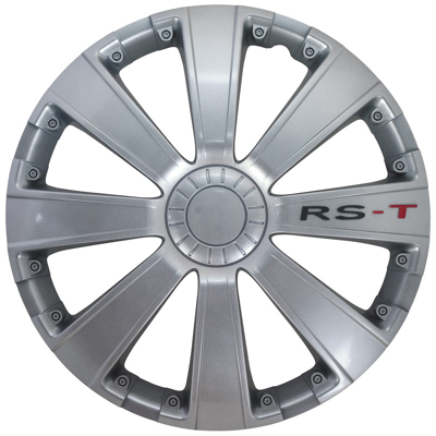 Afbeelding van AutoStyle 4 Delige Wieldoppenset RS T 13 inch zilver