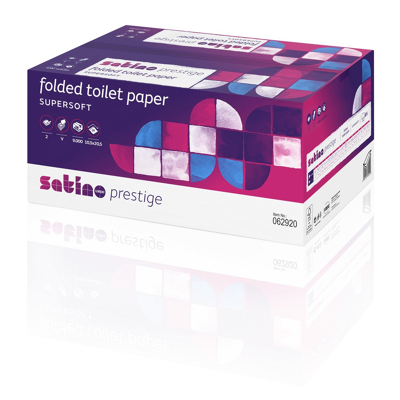 Afbeelding van Satino Prestige 062920 bulkpack toiletpapier 2 laags wit 36 x 250 vel