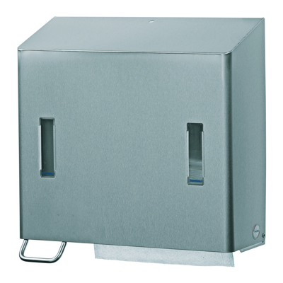 Afbeelding van SanTRAL combinatiedispenser handdoek &amp; zeepdispenser RVS