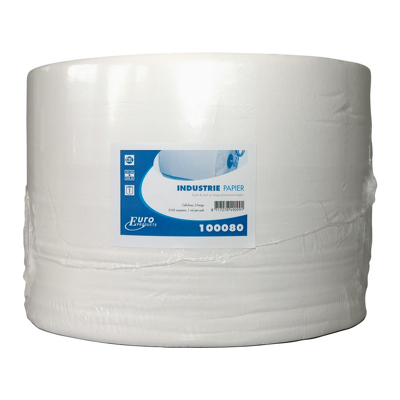 Afbeelding van Euro Products Industriepapier Cellulose wit 2 laags 800 meter