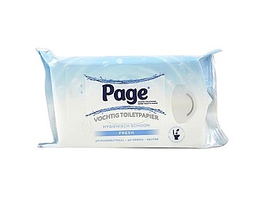 Afbeelding van Page Cotton Fresh vochtig toiletpapier navulverpakking