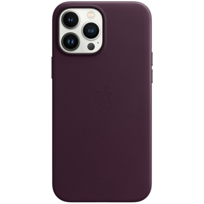 Abbildung von Apple Leder MagSafe Case iPhone 13 Pro Max Dark Cherry MM1M3ZM/A