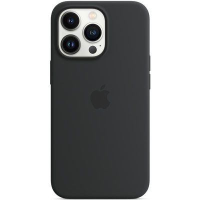 Abbildung von Apple Silikon MagSafe Case iPhone 13 Pro Max Midnight MM2U3ZM/A