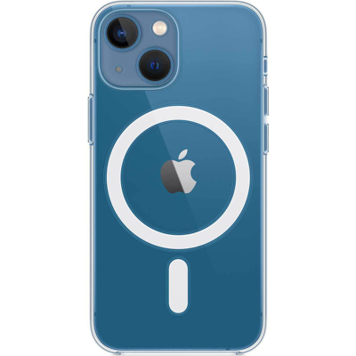 Abbildung von Apple iPhone 13 Mini Hülle MagSafe Kunststoff Original Hard Case/Backcover Handyhülle Transparent