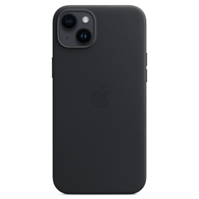 Abbildung von Apple Magsafe Leder Back Cover Schwarz iPhone 14 Plus