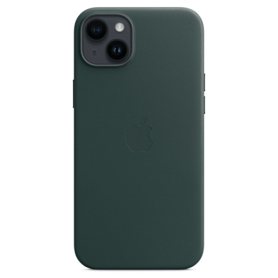 Abbildung von Apple Magsafe Leder Back Cover Grün iPhone 14 Plus