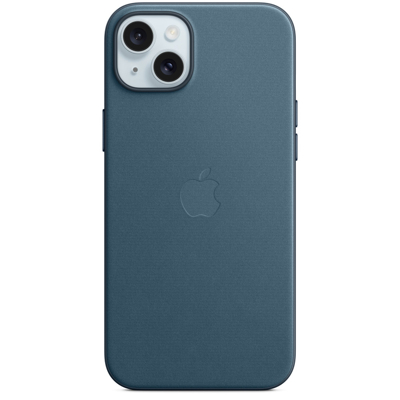 Abbildung von Apple MagSafe Textiel Back Cover Blau iPhone 15 Plus