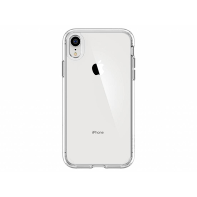 Abbildung von Apple iPhone Xr Hülle Kunststoff Spigen Hard Case/Backcover Handyhülle Transparent Shockproof/Stoßfest