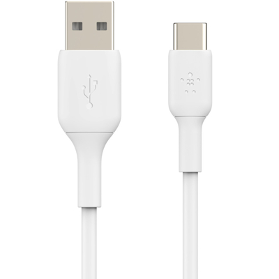 Abbildung von USB C auf Kabel von Belkin Weiß Kunststoff