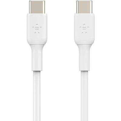 Abbildung von USB C auf Kabel von Belkin Weiß Kunststoff
