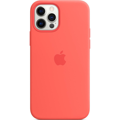 Abbildung von Apple Silikon MagSafe Hülle iPhone 12 / Pro Pink Citrus ✅ MHL03ZM/A