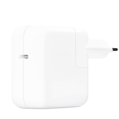 Abbildung von Apple Ladegerät Original Netzteil USB C Power Adapter 30W Weiß Auch iPad/AirPods