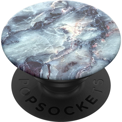 Abbildung von Fingerhalter Handy PopSockets PopGrip Blue Marble Bunt Marmor Design Kunststoff