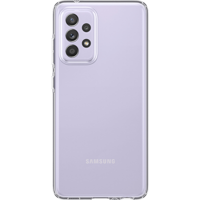 Abbildung von Samsung Galaxy A72 Hülle Silikon Spigen Soft Case/Backcover Handyhülle Transparent