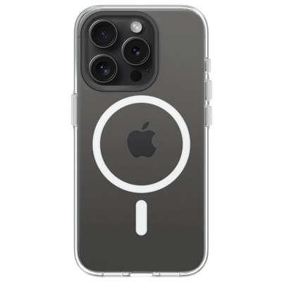 Abbildung von Apple iPhone 15 Pro Hülle MagSafe Kunststoff RhinoShield Hard Case/Backcover Handyhülle Transparent Shockproof/Stoßfest