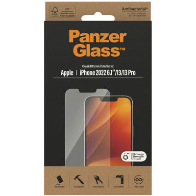 Abbildung von PanzerGlass Anti Bacterial Apple iPhone 14 / 13 Pro Panzerglas