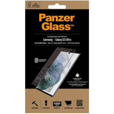 Abbildung von PanzerGlass Gehärtetes Glas Edge to Screenprotector Samsung Galaxy S22 Ultra