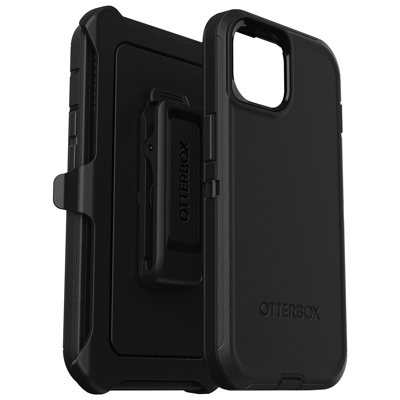 Abbildung von Apple iPhone 15 Hülle Kunststoff OtterBox Hard Case/Backcover Handyhülle Schwarz Shockproof/Stoßfest