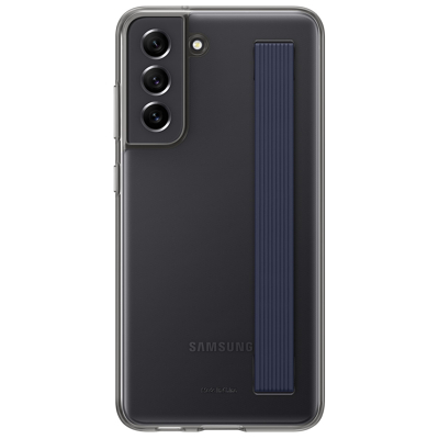 Abbildung von Samsung TPU Back Cover Mit Gurt Grau Galaxy S21 FE