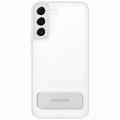 Abbildung von Samsung Clear Standing TPU Back Cover Durchsichtig Galaxy S22 Plus