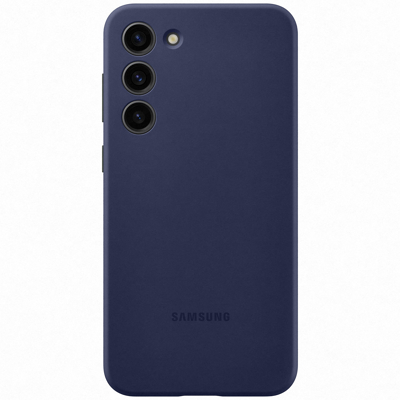Abbildung von Samsung Siliconen Back Cover Blau Galaxy S23+