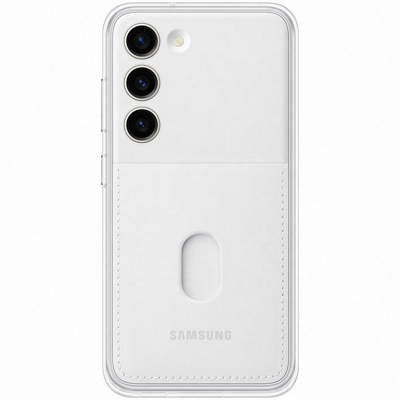 Abbildung von Samsung Frame Cover Weiß Galaxy S23