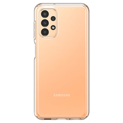 Abbildung von Samsung Galaxy A13 (4G) Hülle Silikon Spigen Soft Case/Backcover Handyhülle Transparent