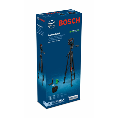 Afbeelding van Bosch GLL 2 15 G Lijnlaser incl. statief in doos 0601063W01