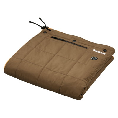 Afbeelding van Makita DCB200B Verwarmde deken bruin inclusief lxt adapter, verlengkabel en opbergtas, in doos