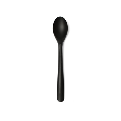 Afbeelding van PLA Cutlery Spoons Black CPLA &quot;Folia&quot; Extra Sturdy 190mm