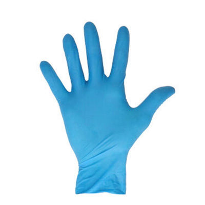 Afbeelding van Latex Handschoenen CMT Gepoederd Blauw Maat XL