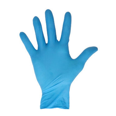 Afbeelding van Latex Handschoenen CMT Gepoederd Blauw Maat L