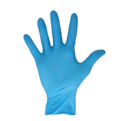 Afbeelding van Latex Handschoenen CMT Gepoederd Blauw Maat M